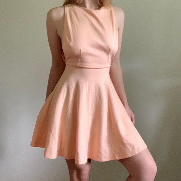American Apparel Ponte Sleeveless Skater Dress - Picture 2 of 9
